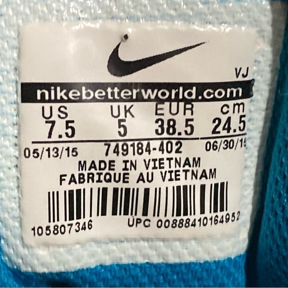 Nike Womens Blue Flex TR 5 Training Athletic Sneaker Shoes Size US 7.5 - Picture 11 of 11